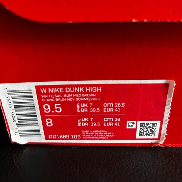 Nike Dunk High Sail Gum (Women’s) Size 9.5 - Picture 3 of 11